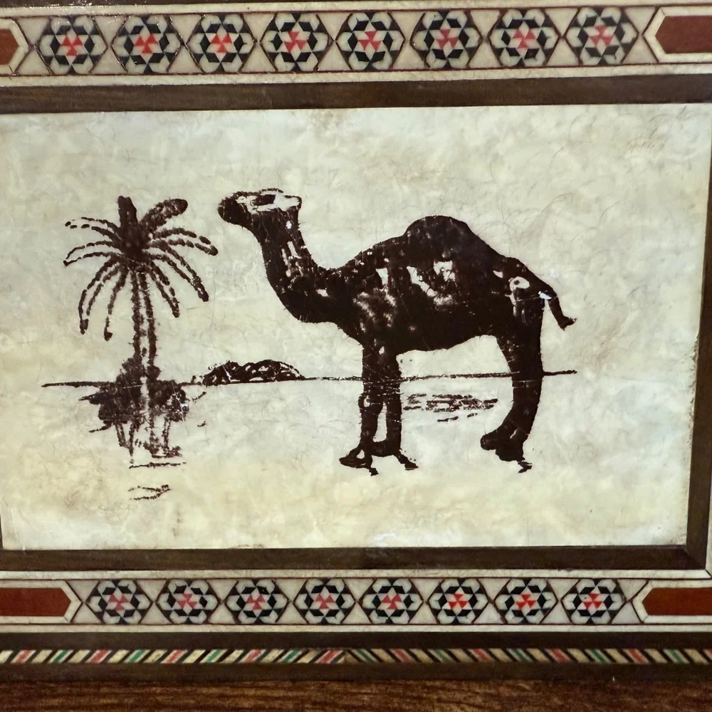 Jewelry Box and/or Storage Box with Camel on Lid